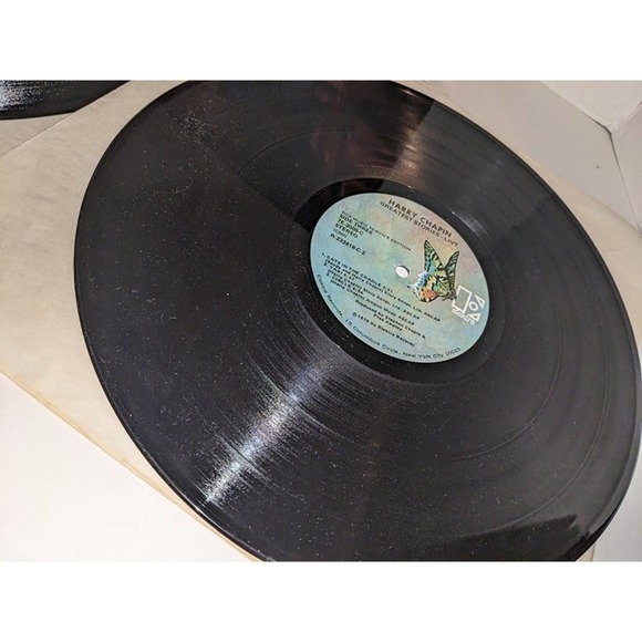 Vinyl Record HARRY CHAPIN Double LP Vintage Greatest Stories - Live - Picture 4 of 10